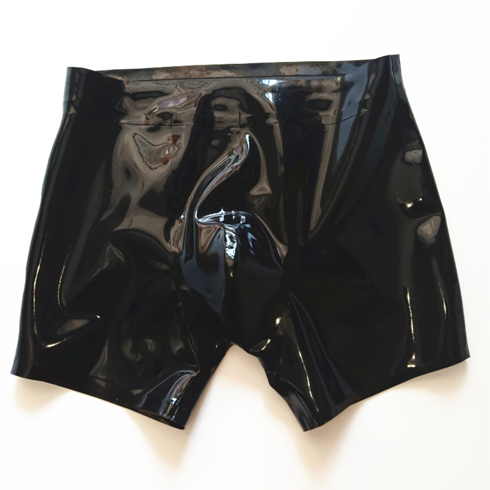 Sexy schwarze Latex Männer Sho – Boyshort Underwear Bewertung und Preis